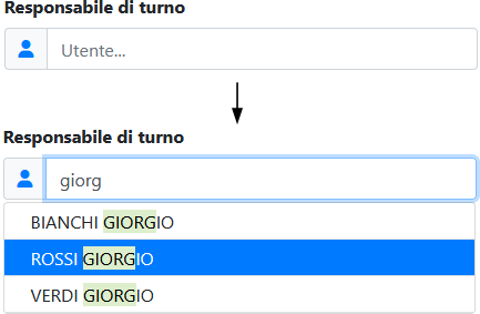 Campo a completamento automatico