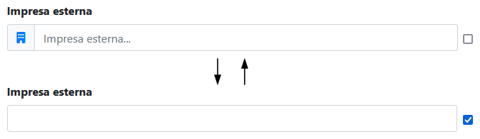 Campo a completamento automatico con testo libero
