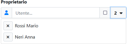 Campo a completamento automatico con selezione multipla